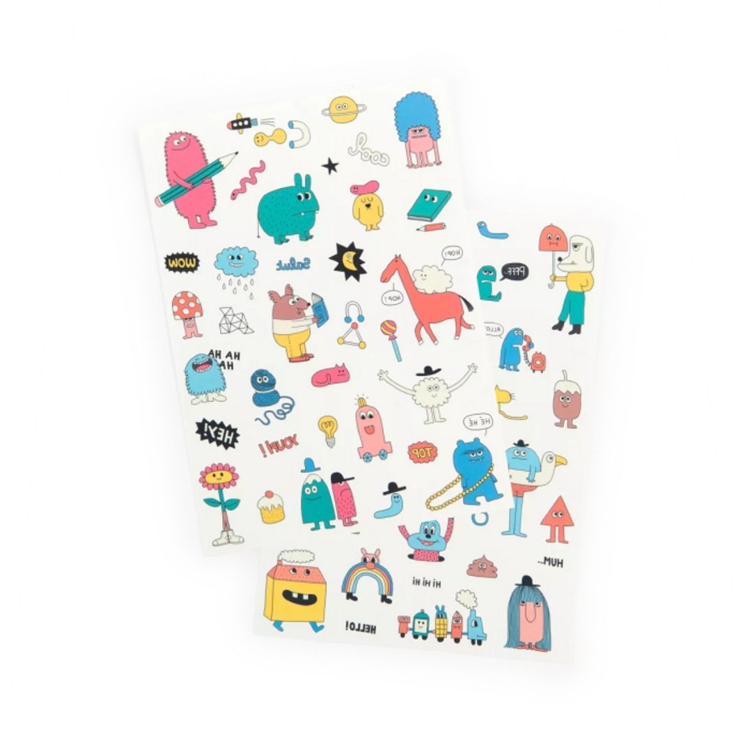 Les Schmouks Temporary Tattoos