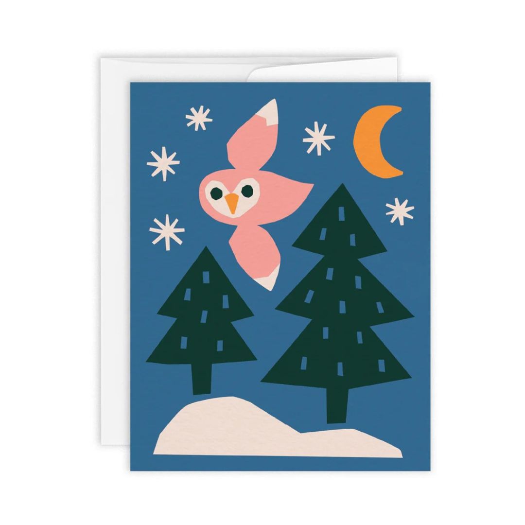 Hibou Greeting Card