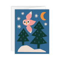 Hibou Greeting Card