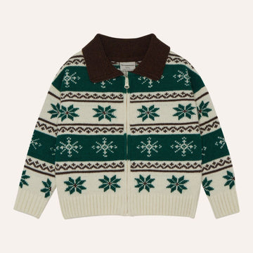 Green Bands Cardigan - Parkette.