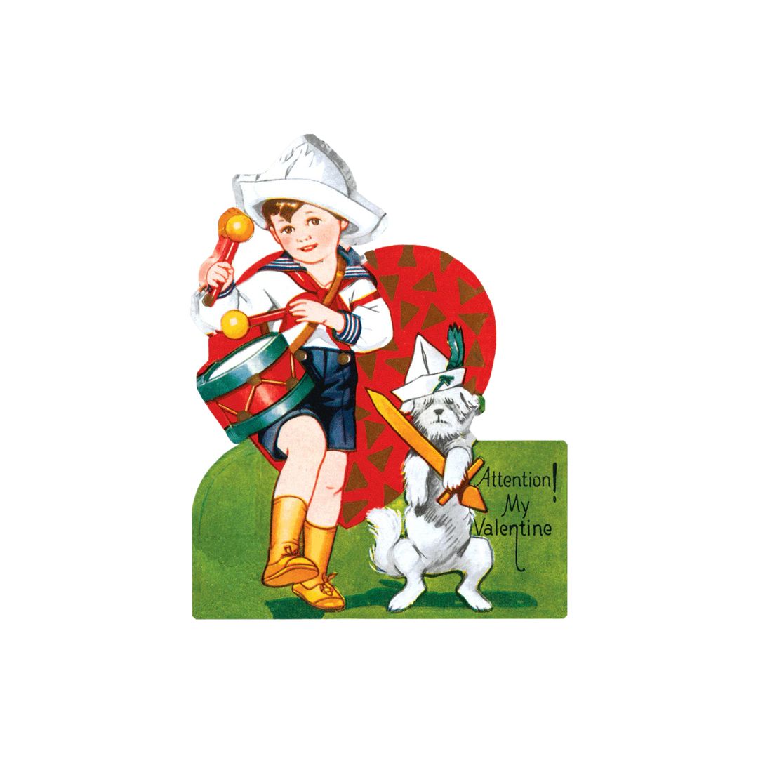 15 Vintage Valentines - Fun With Animals