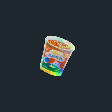 Naomi Wilkinson Ramen Vinyl Holographic Sticker - Parkette.