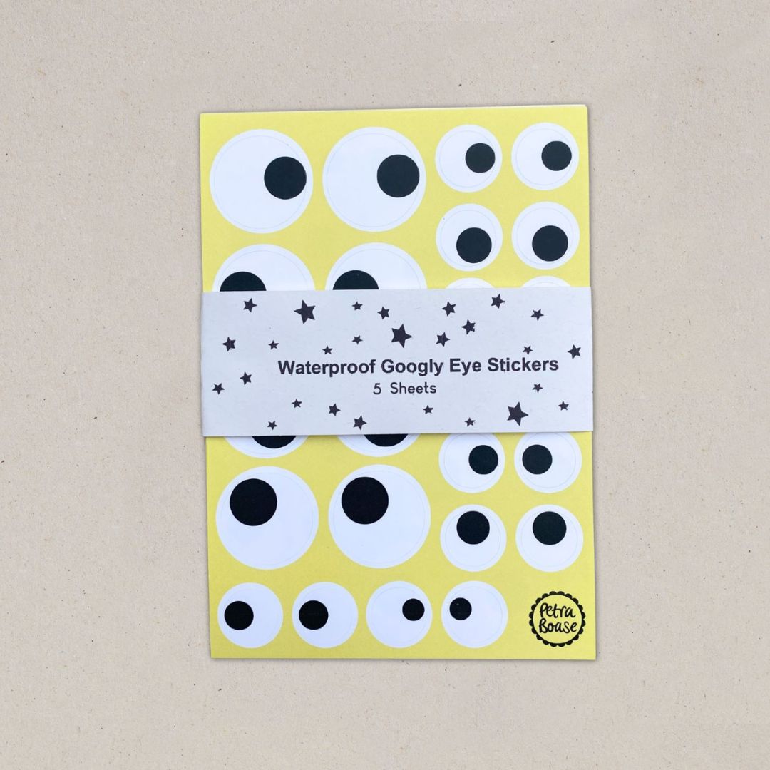 Googly Eye Waterproof Stickers – 5 Sheets - Parkette.