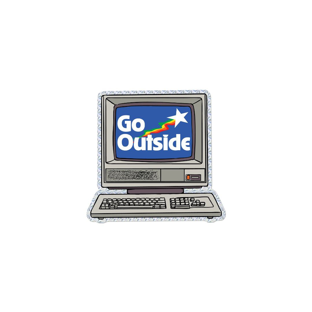 Go Outside Sticker