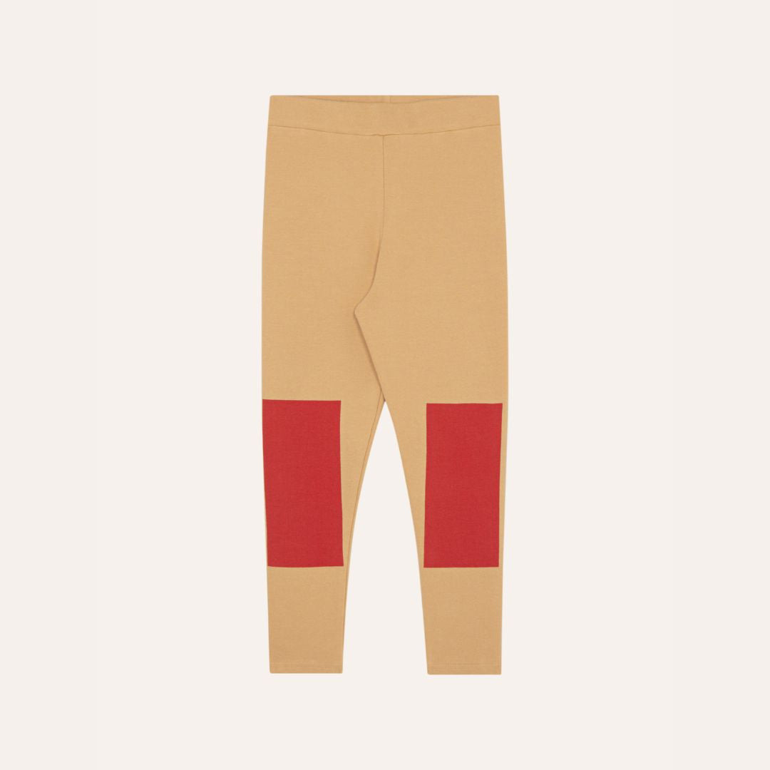 Yellow Knee Patch Leggings - Parkette.