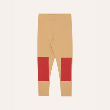 Yellow Knee Patch Leggings - Parkette.