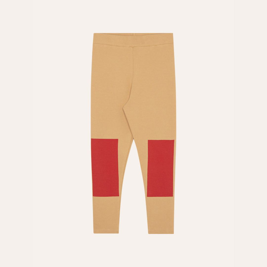 Yellow Knee Patch Leggings - Parkette.