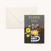 Floral Thank You Greeting Card