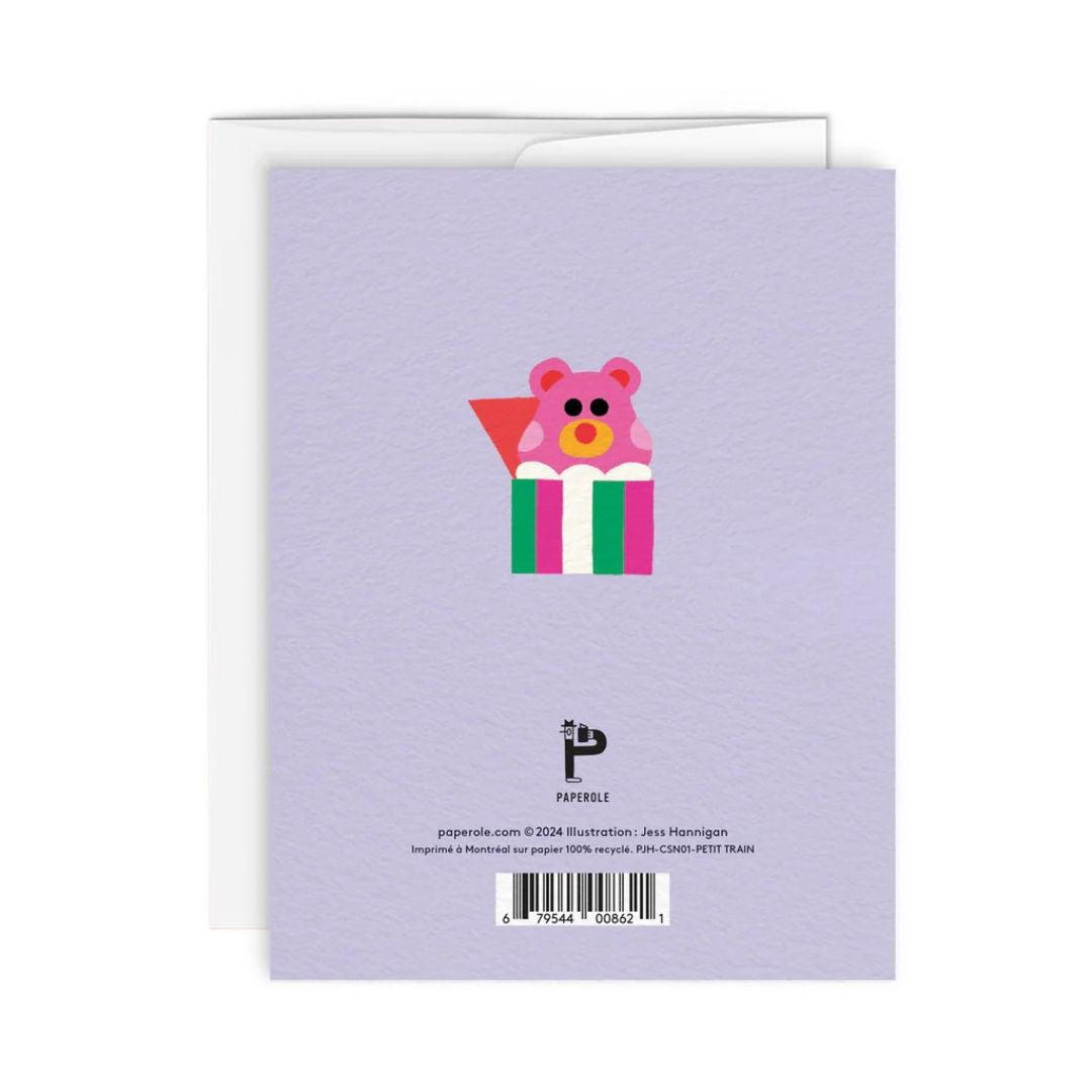 Petit Train Greeting Card