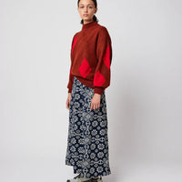 Womens Diamond Card Turtleneck Jumper - Parkette.
