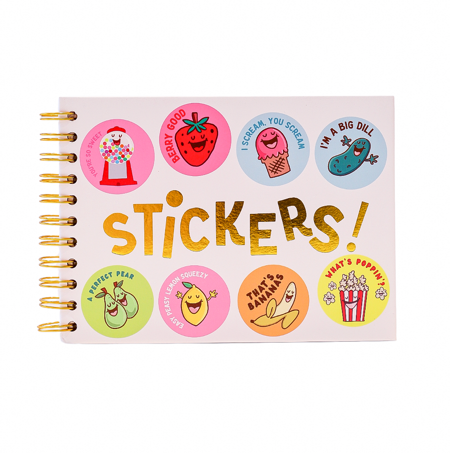 An 80's Sticker Collection Hardcover Sticker Book - Parkette.