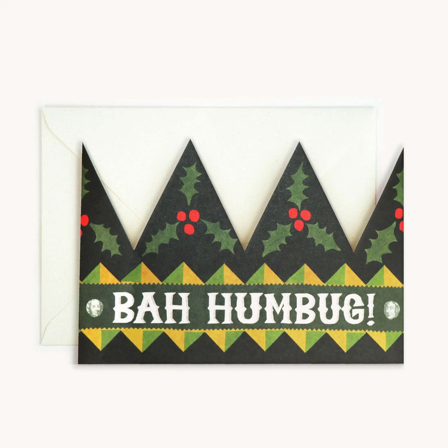 Bah Humbug Party Hat Card - Parkette.