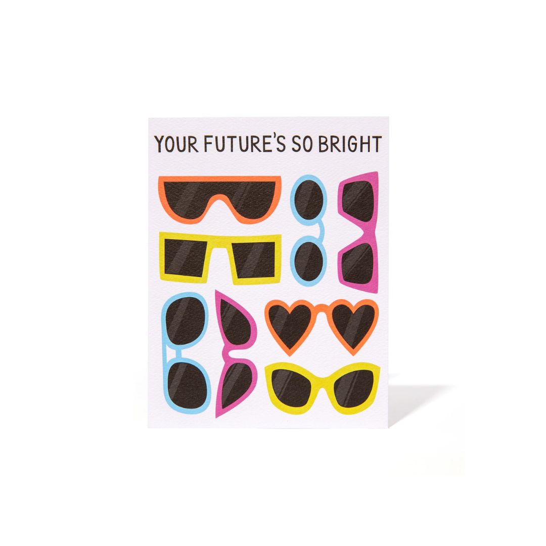 Future's Bright Sunglasses Note Card
