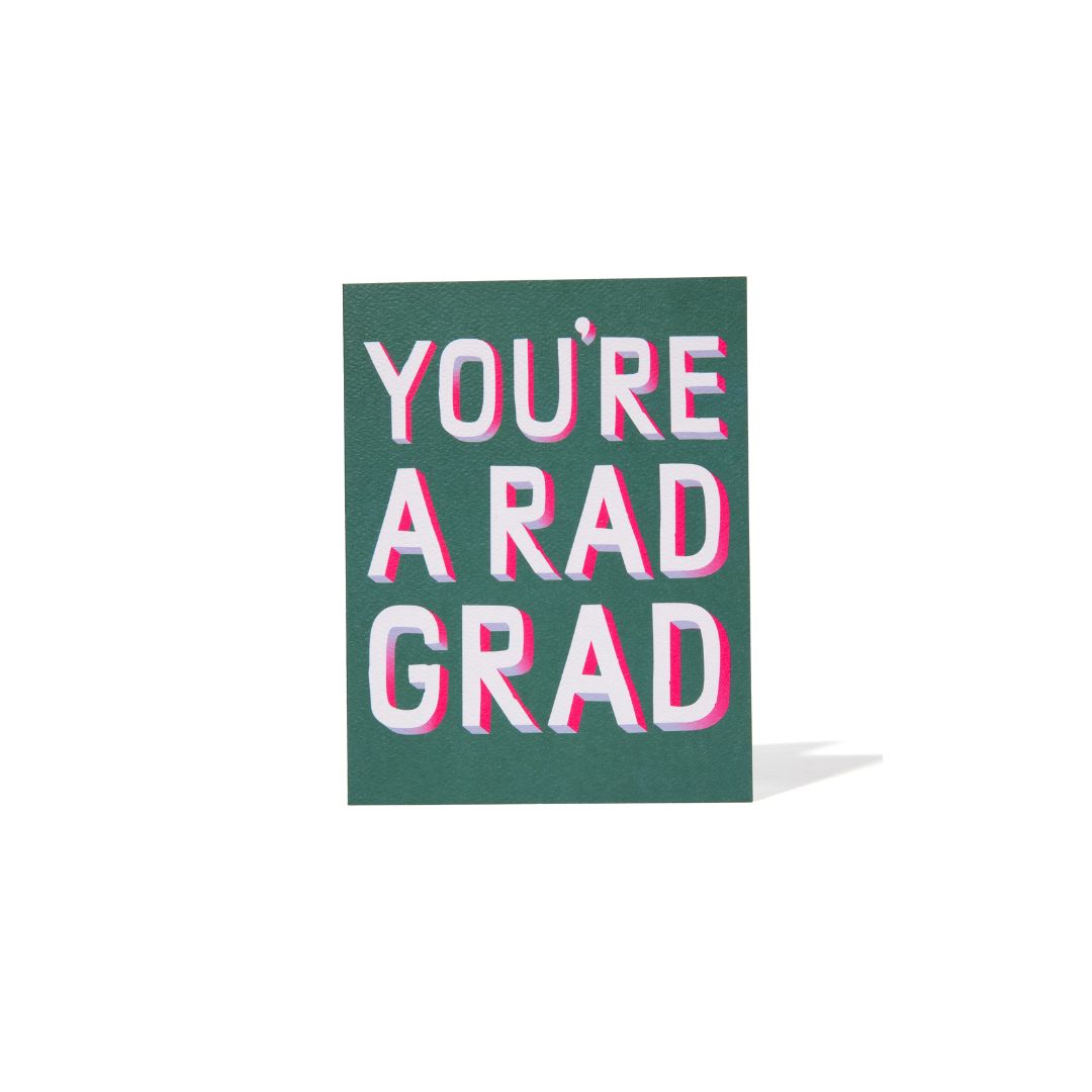 Rad Grad Note Card