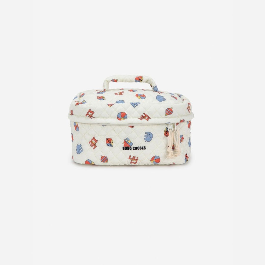 Toys All Over Quilted Pouch - Parkette.