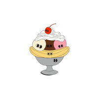 Banana Split Sticker