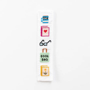 Bookish Counted Cross Stitch Bookmark Kit