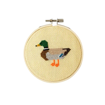 Duck Cross Stitch Kit for Beginners