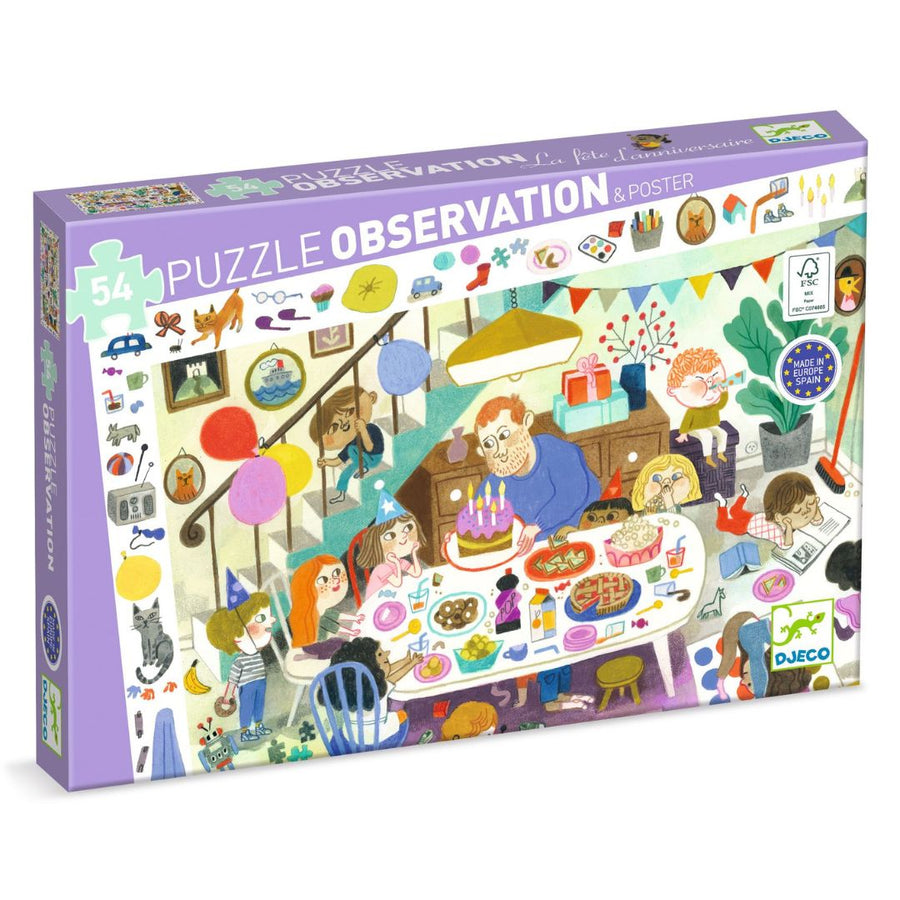 Birthday Party Observation Puzzle - Parkette.
