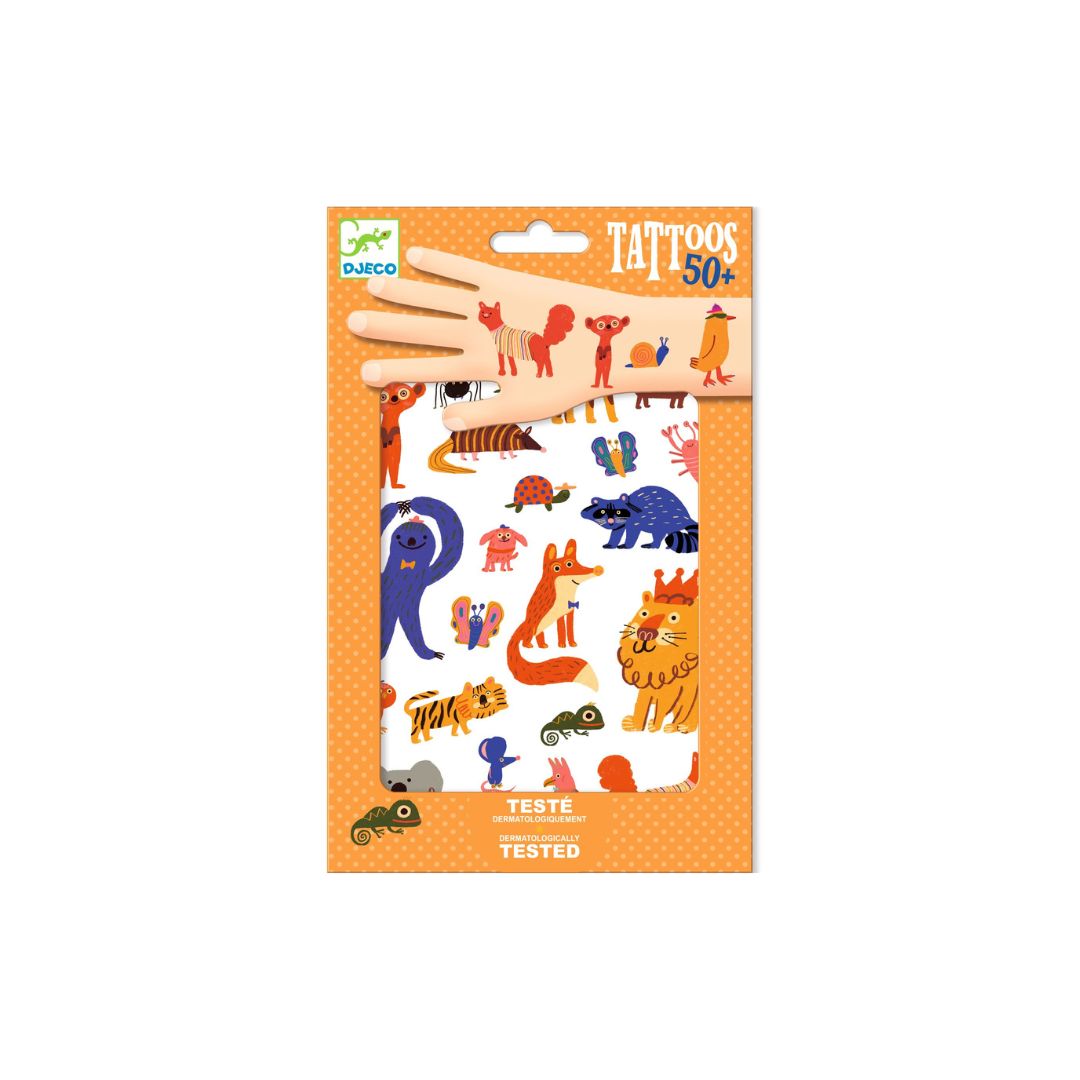 Funny Animals Temporary Tattoos - Parkette.