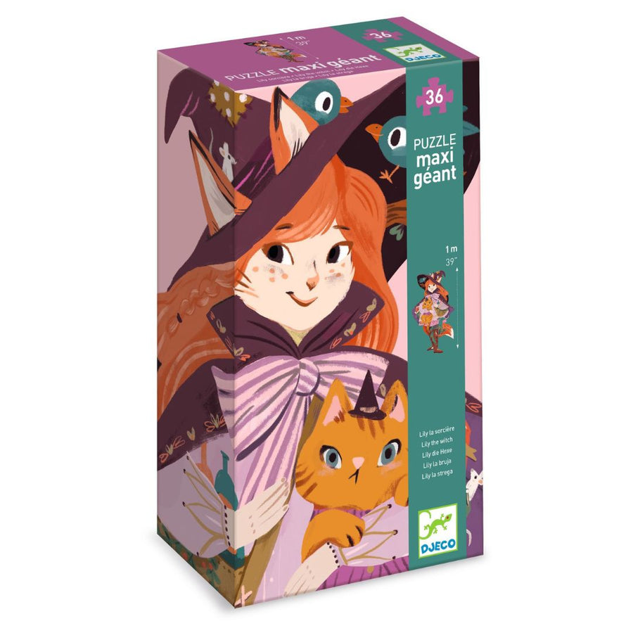 Lily the Witch Giant Puzzle  (36 pcs + 1 miniature) - Parkette.