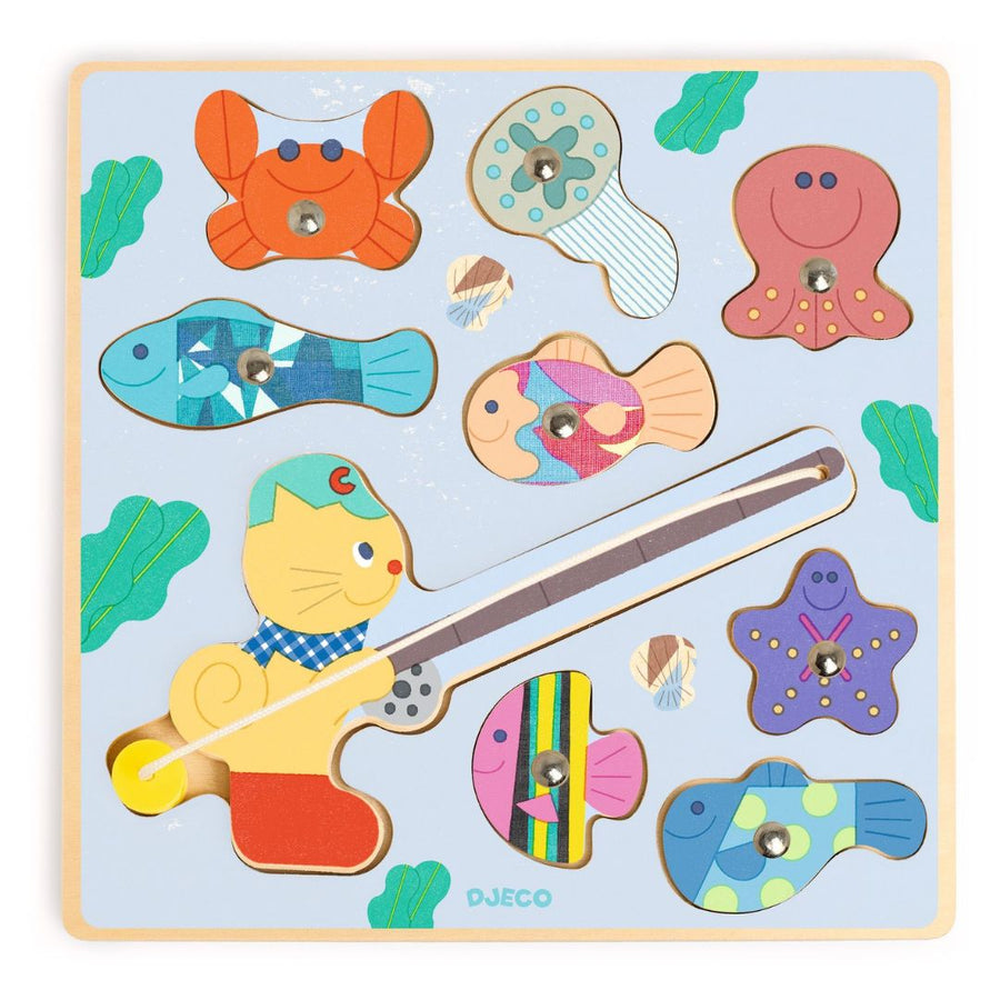Puzz & Fish Bariolo Wooden Puzzle - Parkette.