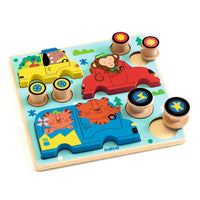 Puzz & Roll Color Wooden Puzzle - Parkette.