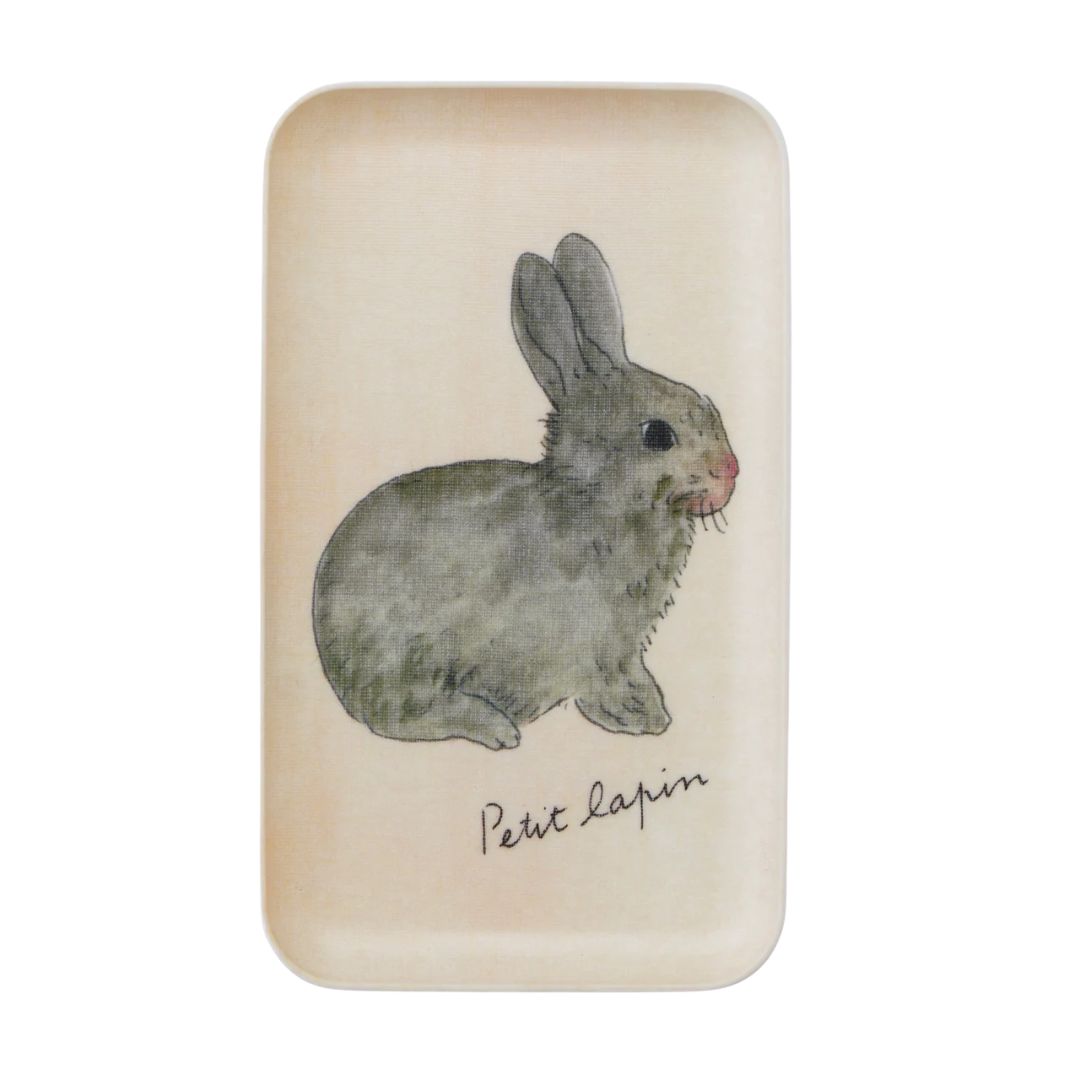 Lapin Small Linen Tray by Isabelle Boinot
