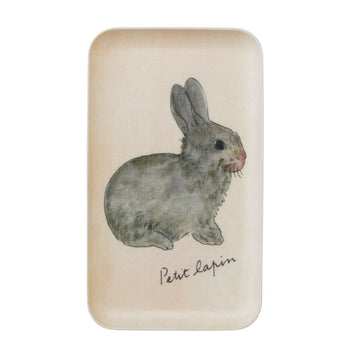 Lapin Small Linen Tray by Isabelle Boinot
