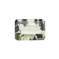Forest and Animals Medium Linen Tray by Misato Ogihara