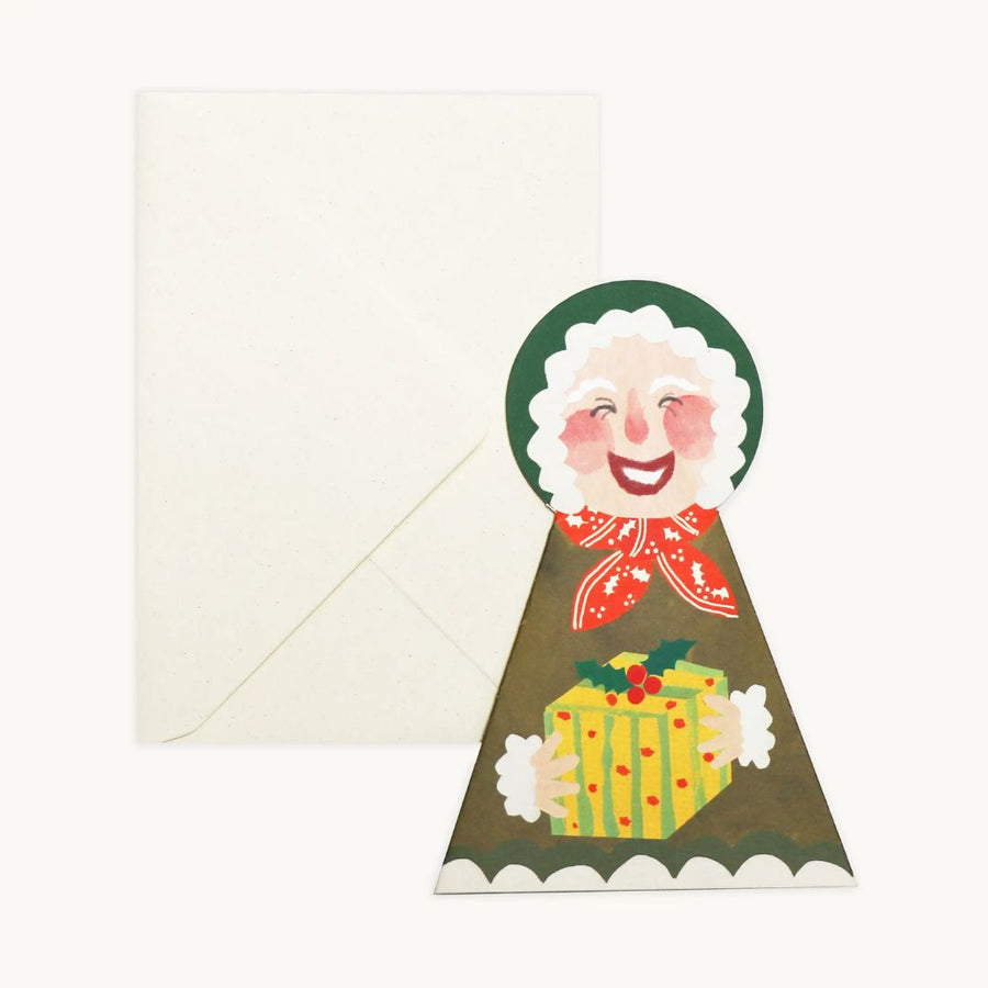 Mrs Claus Stand-Up Card - Parkette.