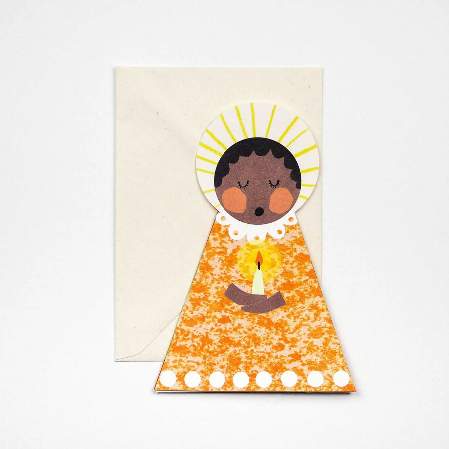 Orange Angel Fold-Out Card - Parkette.