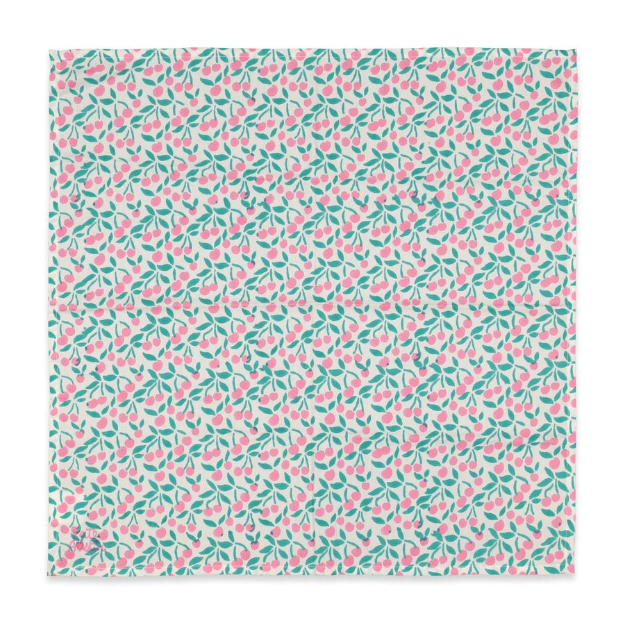 Frida Bandana - Aqua Cherries - Parkette.