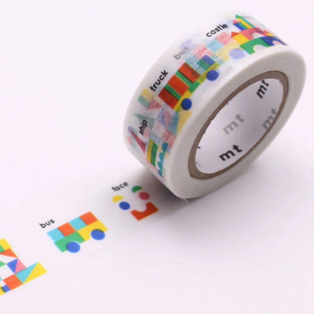 MT for Kids Washi Tape - Building Blocks - Parkette.