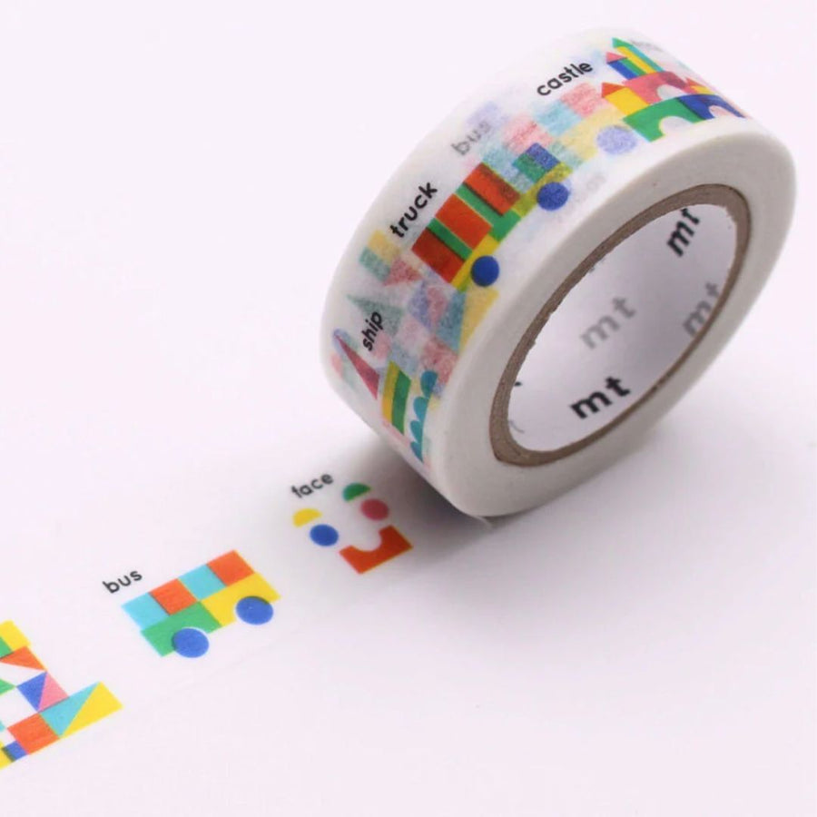 MT for Kids Washi Tape - Building Blocks - Parkette.