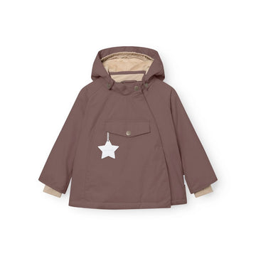 Matwang Fleece Lined Winter Jacket - Peppercorn Plum - Parkette.