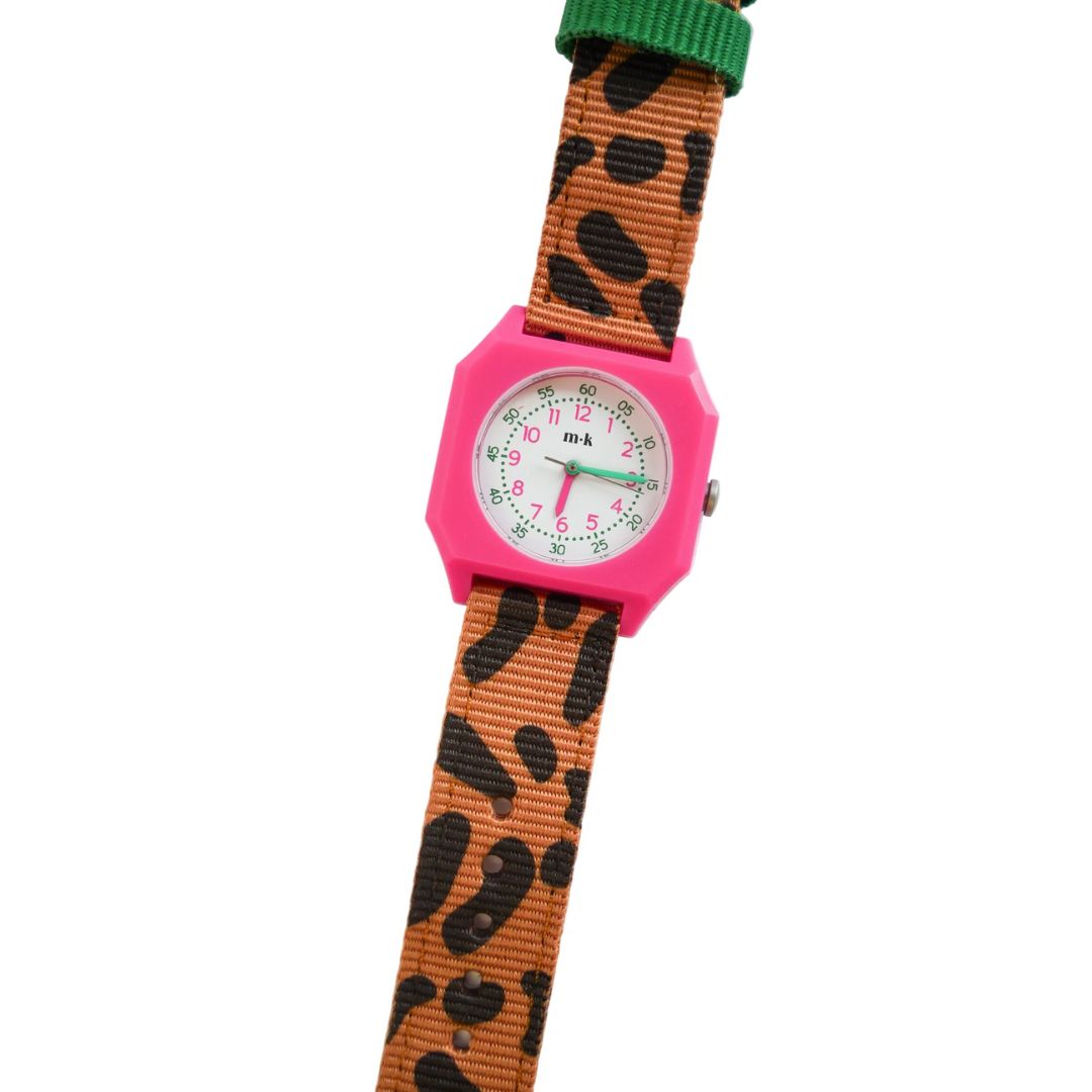 Mini Kyomo x Taxi Brousse Leopard Watch