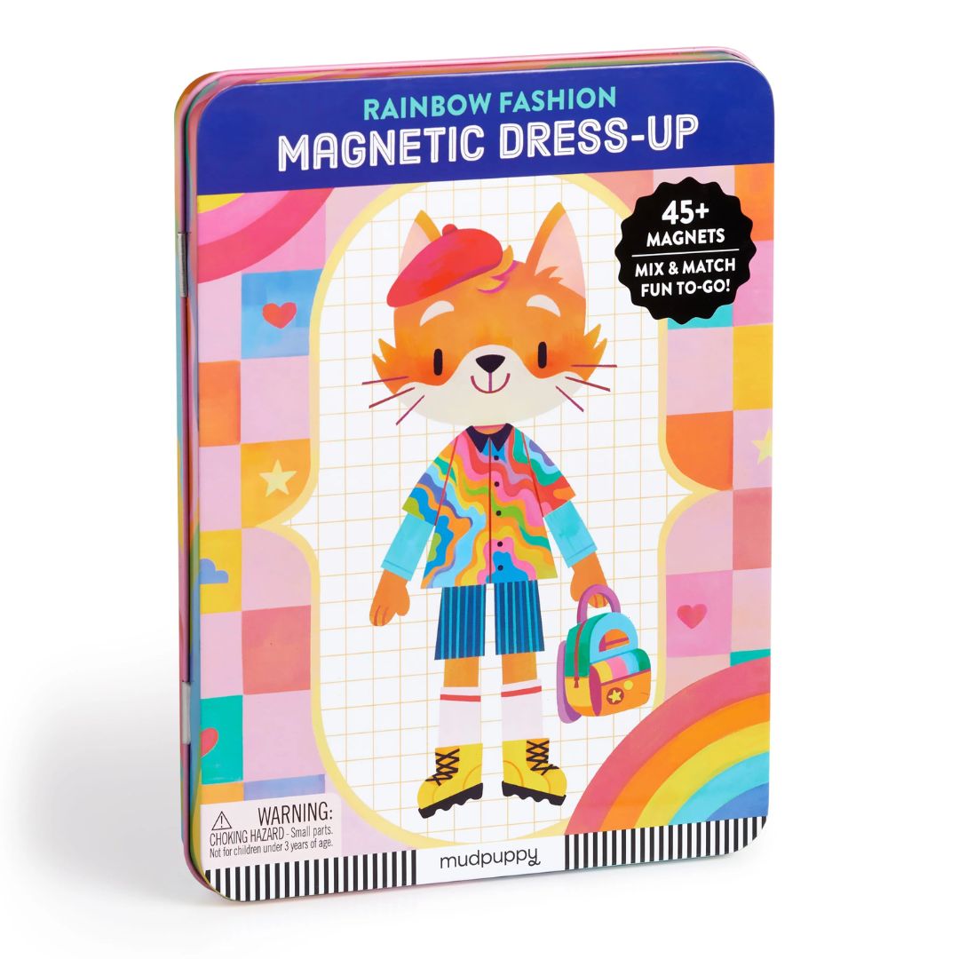 Rainbow Fashion Magnetic Play Set - Parkette.
