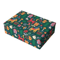 Folk Wrapping Paper – Set of 3 Sheets - Parkette.