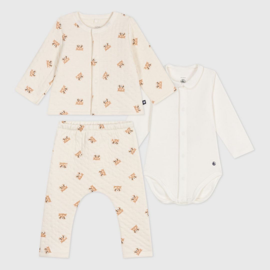 Baby Cotton Red Panda 3 Piece Set - Parkette.