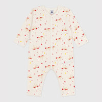Footless Horses Cotton Baby Sleepsuit - Parkette.