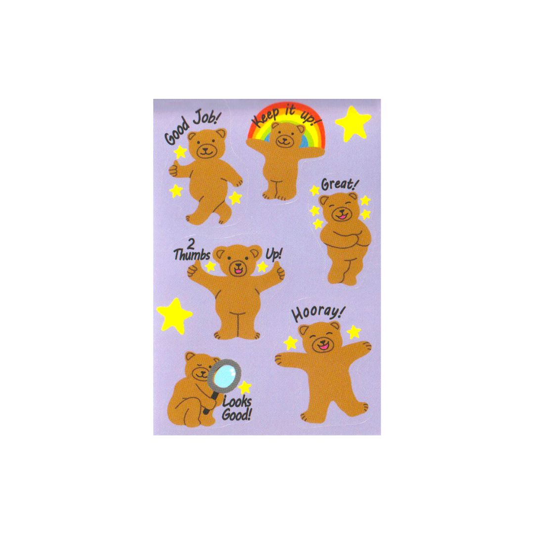 Achievement Bears Sticker Sheet - Parkette.