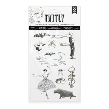 Gorey's Creatures & Figures Tattoo Sheets