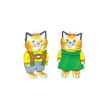 Huckle & Sally Cat Temporary Tattoo Pair - Parkette.