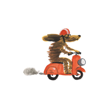 Moto Pup Temporary Tattoo Pair - Parkette.
