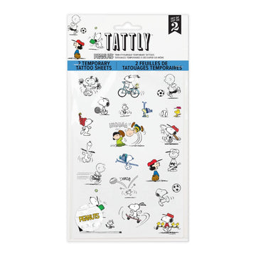 Peanuts Sports Tattoo Sheets