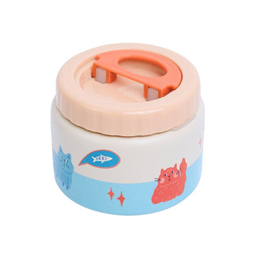 Meowtiful Cats Stainless Steel Thermal Food Jar (350 ml)