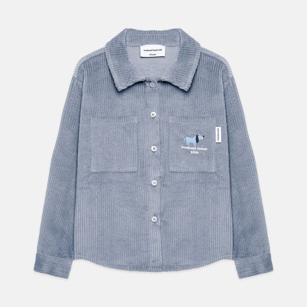 Blue Dog Corduroy Shirt - Parkette.
