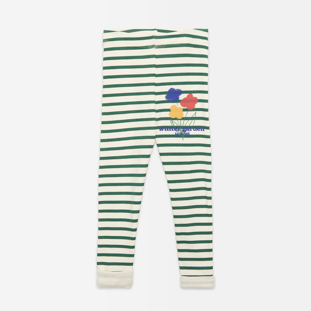Winter Garden Striped Leggings - Parkette.