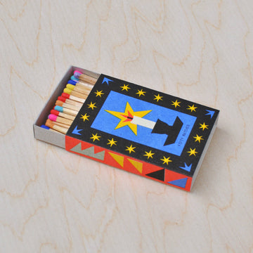 Candle Risograph Printed Matchbox - Parkette.